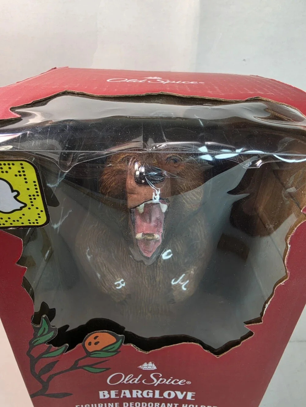 Old Spice Collectible Bearglove Figurine Deodorant Holder w/Deoderant (NEW).
